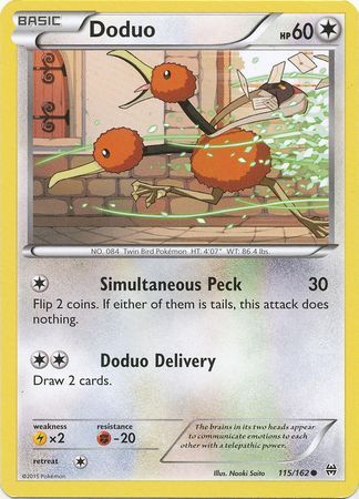 Doduo - 115/162 - Common available at 401 Games Canada