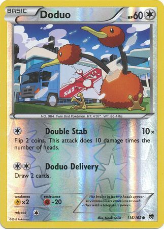 Doduo - 116/162 - Common - Reverse Holo available at 401 Games Canada