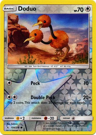 Doduo - 150/214 - Common - Reverse Holo available at 401 Games Canada