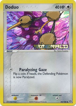 Doduo - 45/106 - Common - Reverse Holo available at 401 Games Canada