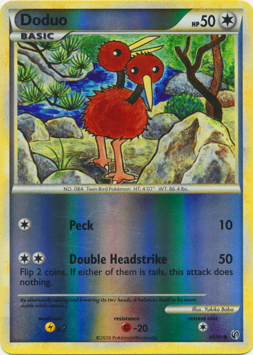 Doduo - 45/90 - Common - Reverse Holo available at 401 Games Canada