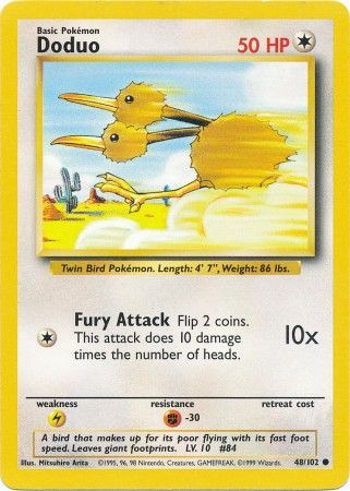 Doduo - 48/102 - Common - Unlimited available at 401 Games Canada