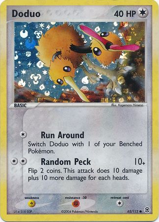 Doduo - 62/112 - Common - Reverse Holo available at 401 Games Canada