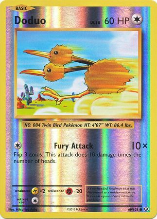 Doduo - 69/108 - Common - Reverse Holo available at 401 Games Canada