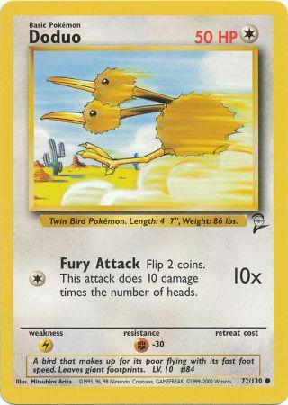 Doduo - 72/130 - Common available at 401 Games Canada