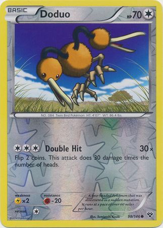 Doduo - 98/146 - Common - Reverse Holo available at 401 Games Canada