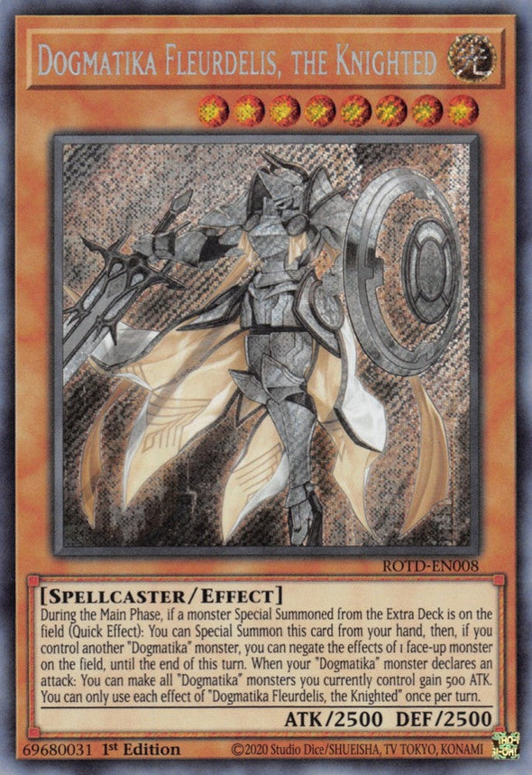 Dogmatika Fleurdelis, the Knighted - ROTD-EN008 - Secret Rare - 1st Edition available at 401 Games Canada