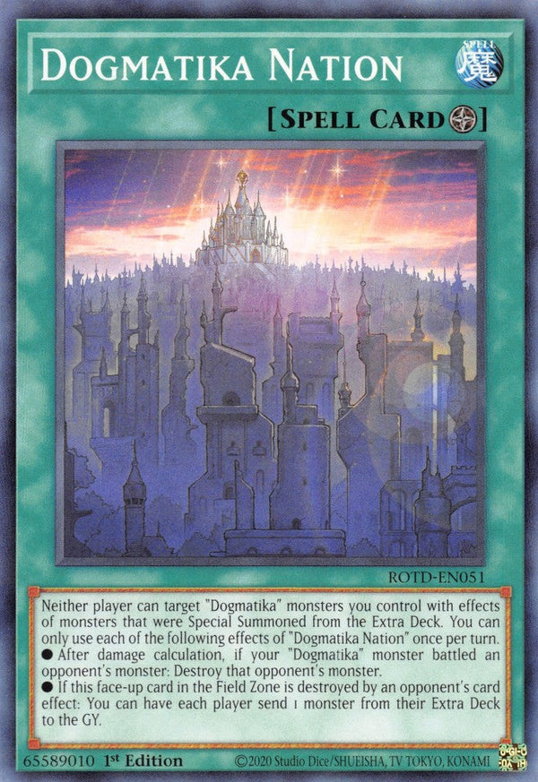 Dogmatika Nation - ROTD-EN051 - Common - 1st Edition available at 401 Games Canada