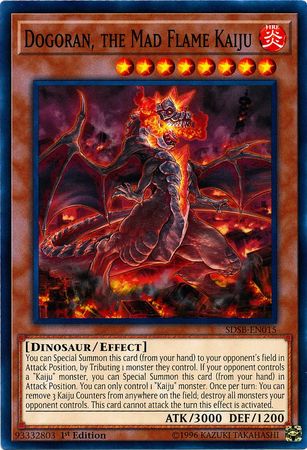 Dogoran, the Mad Flame Kaiju - SDSB-EN015 - Common - 1st Edition available at 401 Games Canada