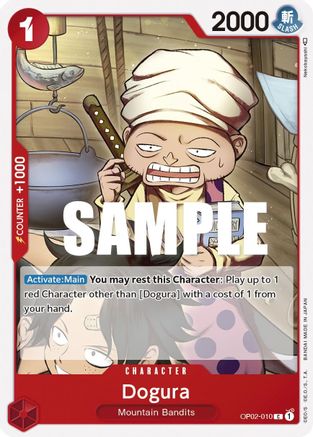 Dogura - OP02-010 - Common available at 401 Games Canada