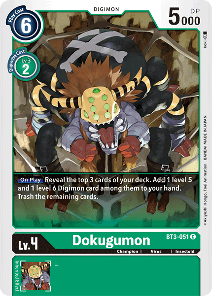 Dokugumon - BT3-051 - Common available at 401 Games Canada