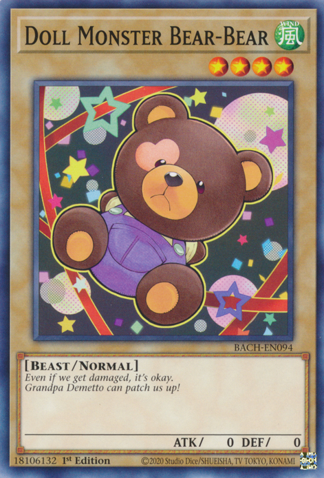 Doll Monster Bear-Bear - BACH-EN094 - Common - 1st Edition available at 401 Games Canada