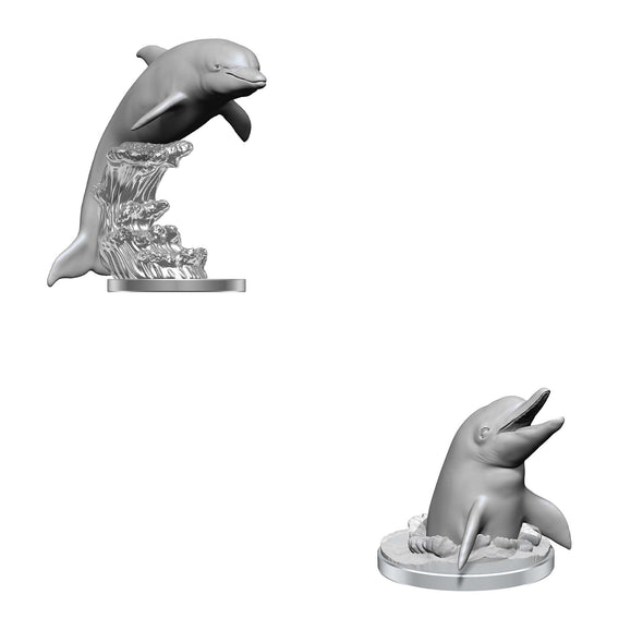 Dolphins - Wizkids Deep Cuts Unpainted Minis available at 401 Games Canada