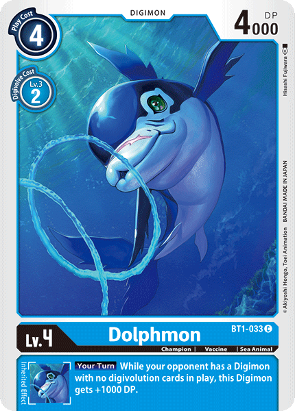 Dolphmon - BT1-033 - Common available at 401 Games Canada