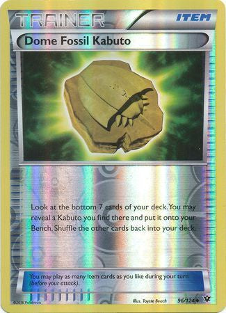 Dome Fossil Kabuto - 96/124 - Uncommon - Reverse Holo available at 401 Games Canada