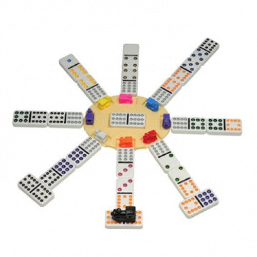 Dominoes - Mexican Train Dominoes - Wood Expression available at 401 Games Canada