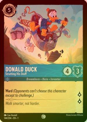 Donald Duck (Strutting His Stuff) - 144/204 - Common (Foil) available at 401 Games Canada