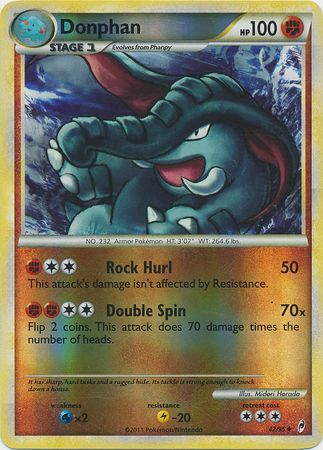 Donphan - 42/95 - Uncommon - Reverse Holo available at 401 Games Canada