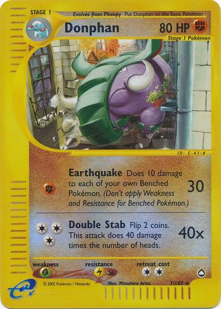 Donphan - 7/147 - Rare - Reverse Holo available at 401 Games Canada