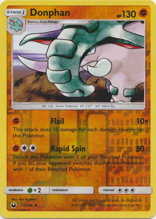 Donphan - 73/168 - Uncommon - Reverse Holo available at 401 Games Canada
