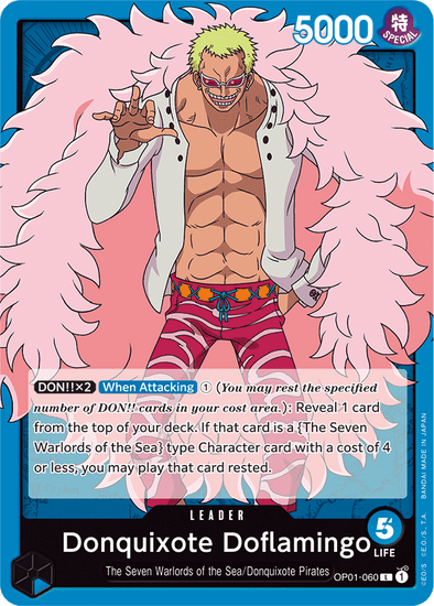 Donquixote Doflamingo - OP01-060 - Leader available at 401 Games Canada