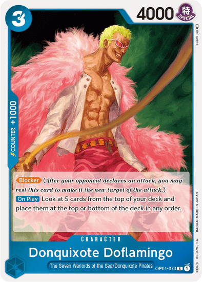 Donquixote Doflamingo - OP01-073 - Rare available at 401 Games Canada