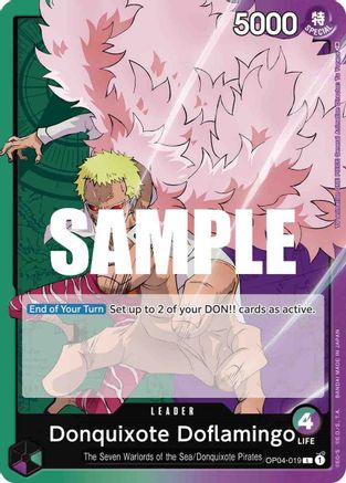 Donquixote Doflamingo - OP04-019 - Leader available at 401 Games Canada