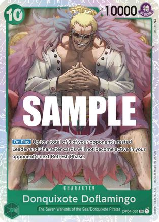 Donquixote Doflamingo - OP04-031 - Super Rare available at 401 Games Canada