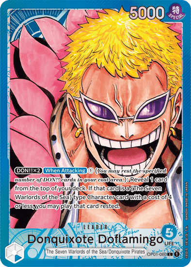 Donquixote Doflamingo (Parallel) - OP01-060 - Leader available at 401 Games Canada