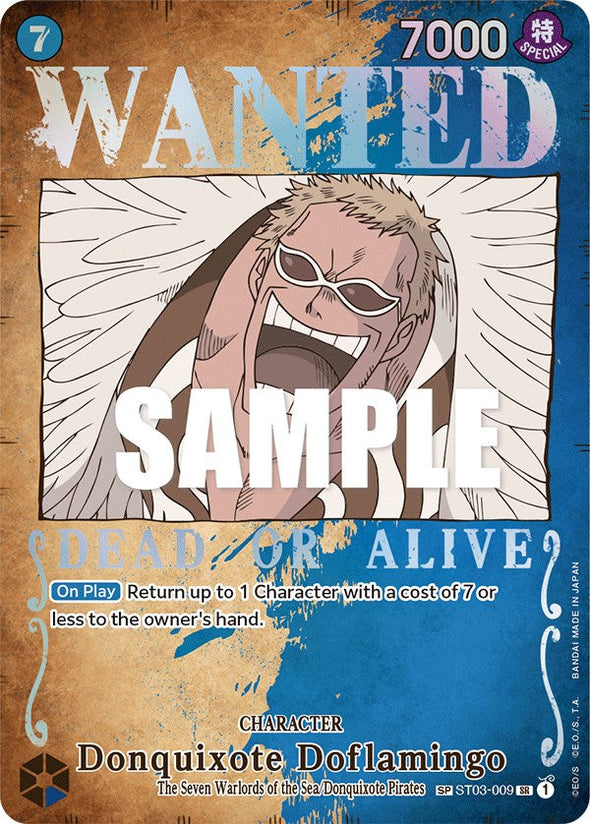 Donquixote Doflamingo (Wanted Poster) - ST03-009 - Super Rare available at 401 Games Canada