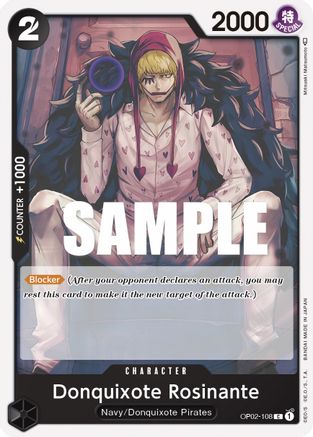 Donquixote Rosinante - OP02-108 - Common available at 401 Games Canada