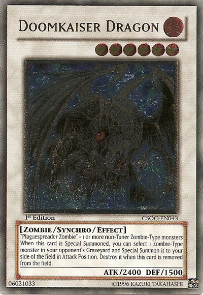 Doomkaiser Dragon - CSOC-EN043 - Ultimate Rare - 1st Edition available at 401 Games Canada