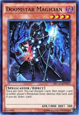 Doomstar Magician - DEM3-EN011 - Common available at 401 Games Canada