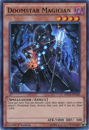 Doomstar Magician - MP15-EN120 - Ultra Rare - 1st Edition available at 401 Games Canada