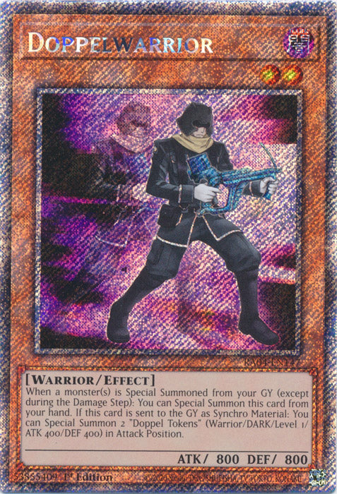 Doppelwarrior (Platinum Secret Rare) - RA04-EN147 - Platinum Secret Rare - 1st Edition