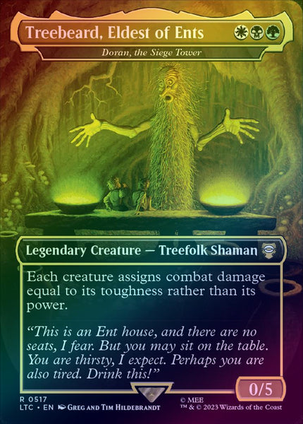 treebeard mtg card 401 Games Canada - Treebeard, Eldest of Ents // Doran, the Siege Tower