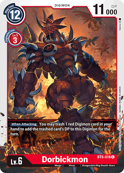 Dorbickmon - BT5-018 - Common available at 401 Games Canada