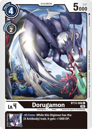 Dorugamon - BT13-066 - Common available at 401 Games Canada
