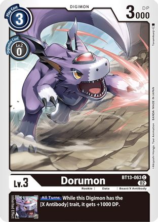 Dorumon - BT13-063 - Common available at 401 Games Canada