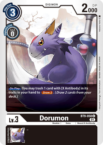 Dorumon - BT9-058 - Uncommon available at 401 Games Canada