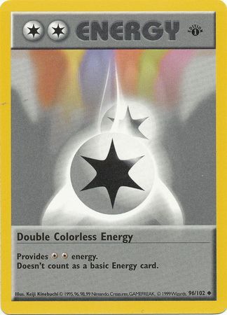 Double Colorless Energy - 96/102 - Uncommon - 1st Edition available at 401 Games Canada