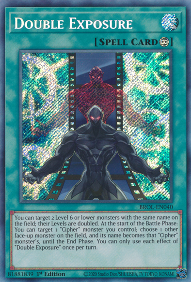 Double Exposure - BROL-EN040 - Secret Rare - 1st Edition available at 401 Games Canada