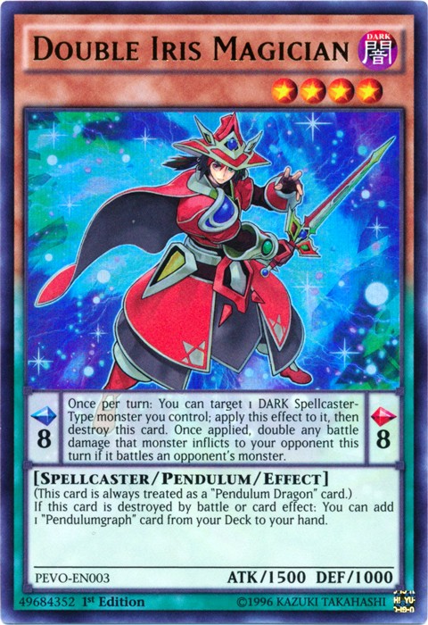 Double Iris Magician - PEVO-EN003 - Ultra Rare - 1st Edition available at 401 Games Canada