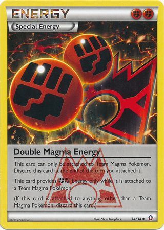 Double Magma Energy - 34/34 - Uncommon available at 401 Games Canada