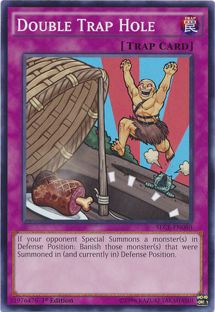 Double Trap Hole - SECE-EN080 - Common - 1st Edition available at 401 Games Canada