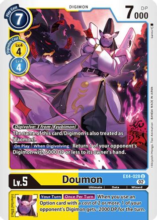 Doumon - EX4-028 - Uncommon available at 401 Games Canada