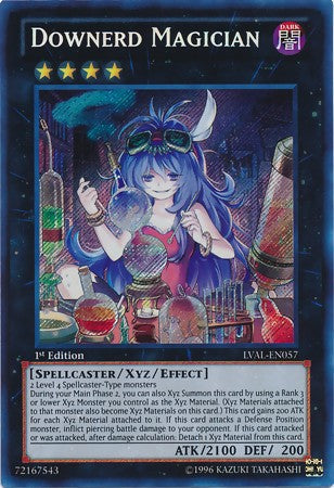 Downerd Magician - LVAL-EN057 - Secret Rare - 1st Edition available at 401 Games Canada