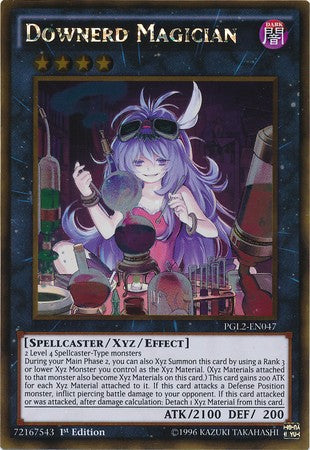 Downerd Magician - PGL2-EN047 - Gold Rare - 1st Edition available at 401 Games Canada