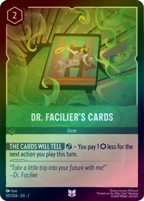 Dr. Facilier's Cards - 101/204 - Uncommon (Foil) available at 401 Games Canada