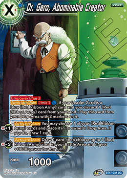 Dr. Gero, Abominable Creator - BT17-034 - Uncommon available at 401 Games Canada